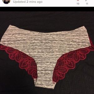 Red VS PINK BRA 36b / Panty bundle